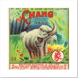 VINTAGE FIRECRACKER CHANG Posters and Art